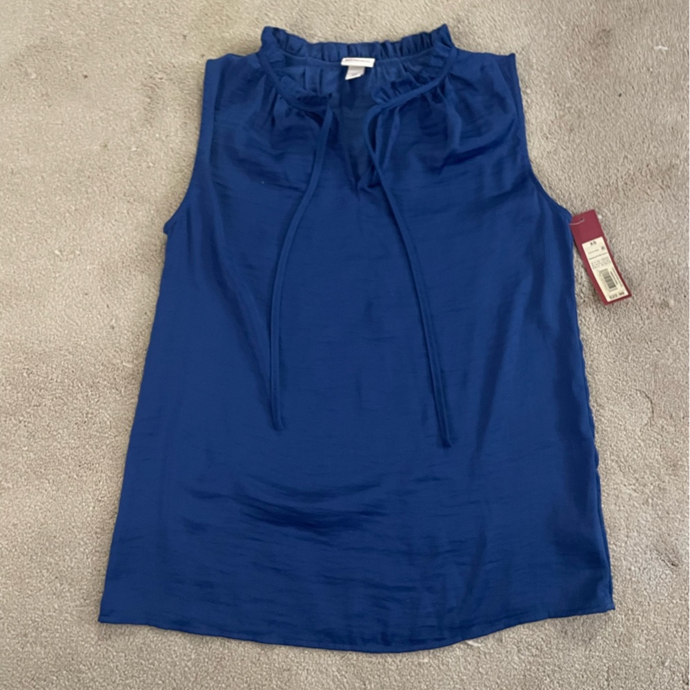 NWT New Merona Cut Out Tie Tank Top
